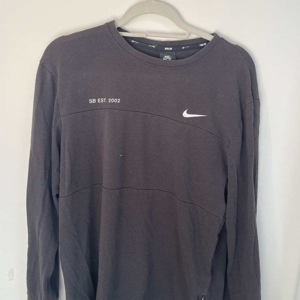 Nike SB Black Longsleeve with Classic Crew Neck